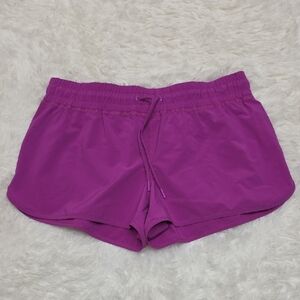Lands' End Women's Athletic Shorts in Purple. Size 12